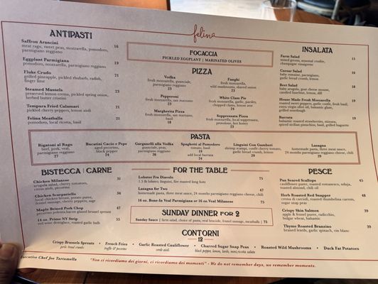 Menu photo 4 Felina Ridgewood Ridgewood, NJ Menu photo 4 Felina Ridgewood Ridgewood, NJ