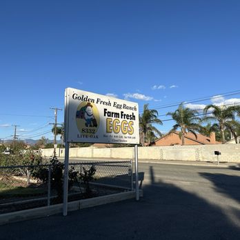 Golden Fresh Egg Ranch - Outside- sign - Specialty Food Near Me - Fontana, California