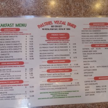 Vestal Diner - Menu - Diners Near Me - Vestal, New York Vestal Diner - Menu - Diners Near Me - Vestal, New York