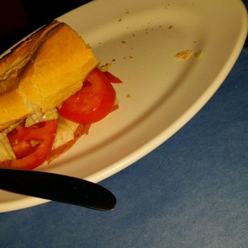 Parthenon Restaurant - Half the Italian cold cut sandwich - Greek Near Me - Fredericksburg, Virginia