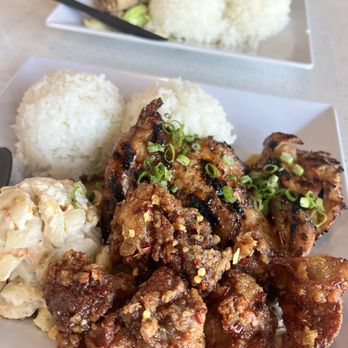 9th Island Grill - Spicy (Not spicy at all) Garlic Chicken -yum! Teri Chicken -it's ok. - Hawaiian Near Me - Henderson, Nevada 9th Island Grill - Spicy (Not spicy at all) Garlic Chicken -yum! Teri Chicken -it's ok. - Hawaiian Near Me - Henderson, Nevada