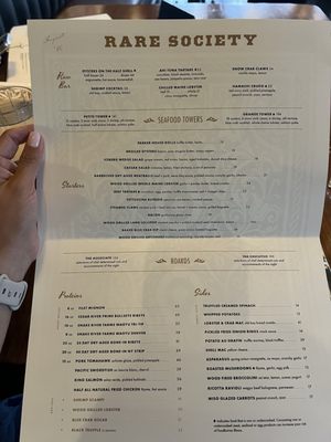 Menu photo 1 Rare Society Santa Barbara, CA