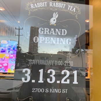 Rabbit Rabbit Tea Hawaii - Welcome Rabbit Rabbit Tea!! - Coffee & Tea Near Me - Honolulu, Hawaii Rabbit Rabbit Tea Hawaii - Welcome Rabbit Rabbit Tea!! - Coffee & Tea Near Me - Honolulu, Hawaii