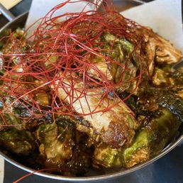 Spicy Brussels - soooo good Spicy Brussels - soooo good