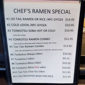 Chef's Ramen - Ramen Near Me - Honolulu, Hawaii