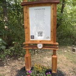 Lilburn City Park - At the Rainbow Bridge - poem of the journey a pet and their guradian takes to Rainbow Bridge after this life