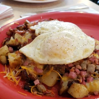 Oak Roads Grille - Meat lovers skillet and pancakes - American Near Me - Oak Grove, Minnesota Oak Roads Grille - Meat lovers skillet and pancakes - American Near Me - Oak Grove, Minnesota