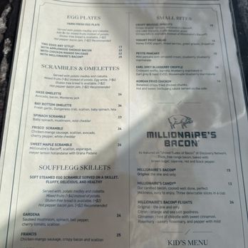 Sweet Maple  - Menu - New American Near Me - Walnut Creek, California