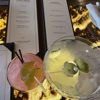 T-Bones - Berry cocktail, dirty martini - Steakhouses Near Me - Las Vegas, Nevada