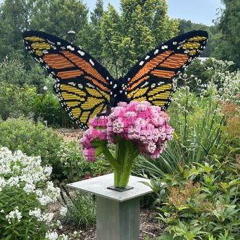 Kingwood Center Gardens - Butterfly Lego sculpture - Botanical Gardens Near Me - Mansfield, Ohio Kingwood Center Gardens - Butterfly Lego sculpture - Botanical Gardens Near Me - Mansfield, Ohio
