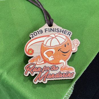 Mandarin Festival - Finisher medal - Festivals Near Me - Auburn, California