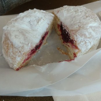 Cardigan Donuts - Jam filled Bismarck donut - Donuts Near Me - Minneapolis, Minnesota Cardigan Donuts - Jam filled Bismarck donut - Donuts Near Me - Minneapolis, Minnesota