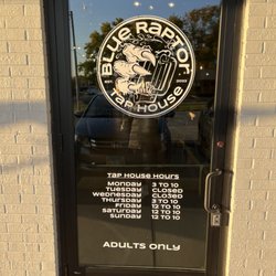 Blue Raptor Tap House - Hours