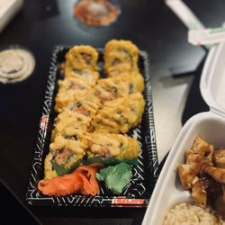 Sakura Express - Sushi (I can't remember the name, but it was spicy tuna, and oh so tasty!)