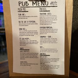 Menu Fall 2022
