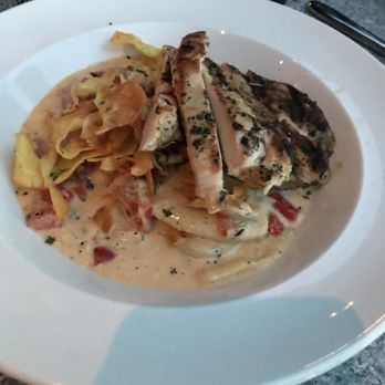 View 202 - House made ravioli with aded chicken - Seafood Near Me - Redding, California
