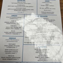 The Pub - Menu- not much of a selection and pricey for what you get.