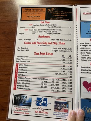 Menu photo 4 Der Dog Haus Parkersburg, WV Menu photo 4 Der Dog Haus Parkersburg, WV