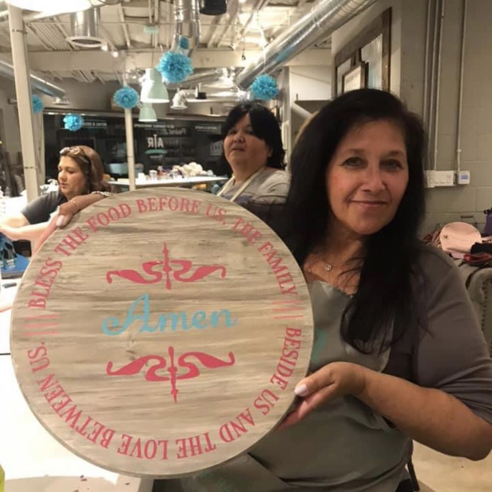 AR Workshop Torrance - Alyse showing off her masterpiece! Looks good - Art Galleries Near Me - Torrance, California AR Workshop Torrance - Alyse showing off her masterpiece! Looks good - Art Galleries Near Me - Torrance, California