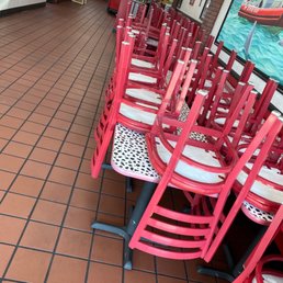Chairs not place where they need to be