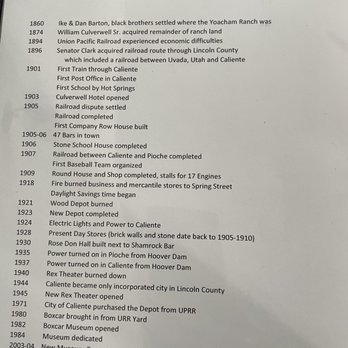 Side Track Restaurant - History of the area - American Near Me - Caliente, Nevada