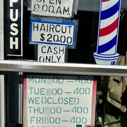 Sam's Barber Shop - Hours