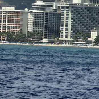 Waikiki Sailing Company - View from the boat back at Waikiki - Boating Near Me - Honolulu, Hawaii