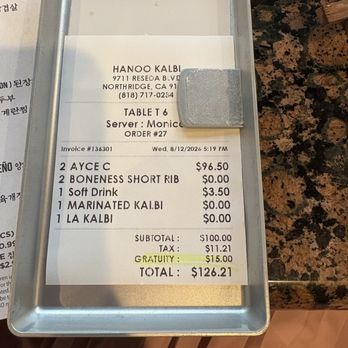 Hanoo Kalbi - Korean Near Me - Northridge, California