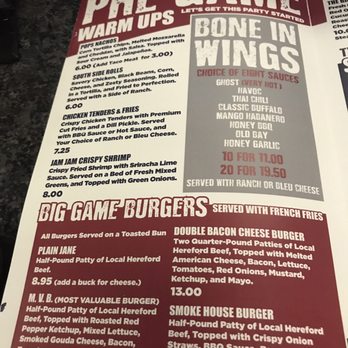 Pop's Bar and Grill - Menu - Sports Bars Near Me - Richmond, Virginia Pop's Bar and Grill - Menu - Sports Bars Near Me - Richmond, Virginia