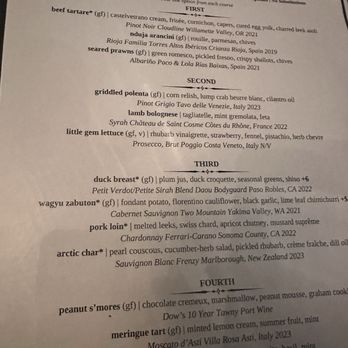 Mezzaluna - Menu - New American Near Me - Fargo, North Dakota