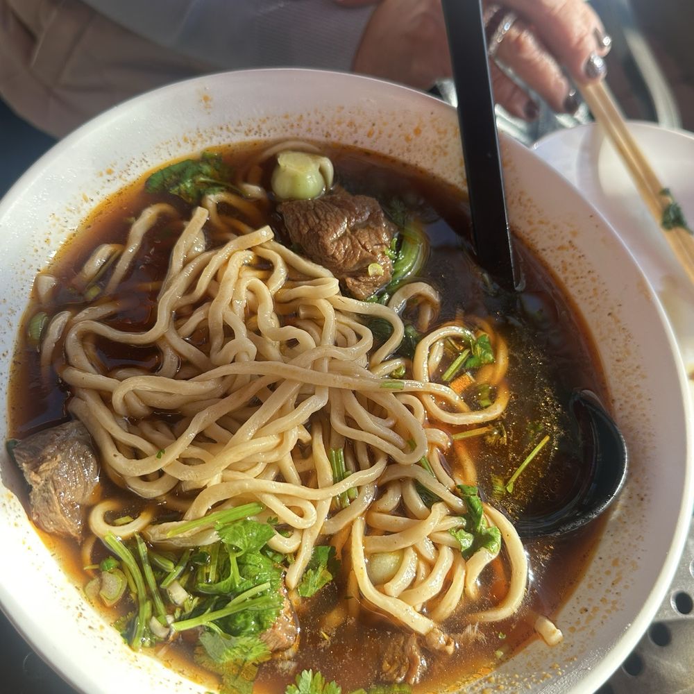 Pan Dumpling House - N1. 紅燒牛肉麵 / Spicy Beef Noodle Soup - Chinese Near Me - Corona, California