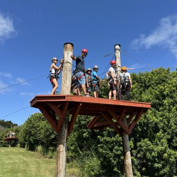 NorthShore Zipline - First of the zip line platforms - Tours Near Me - Haiku, Hawaii NorthShore Zipline - First of the zip line platforms - Tours Near Me - Haiku, Hawaii