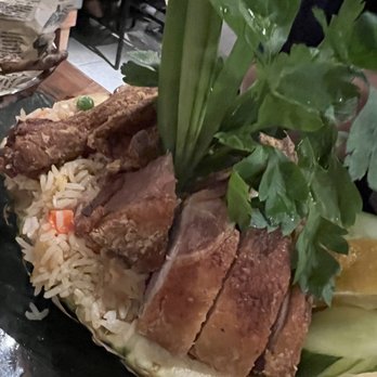 Lemongrass Brooklyn - Pineapple Fried Rice with crispy duck - Thai Near Me - Brooklyn, New York