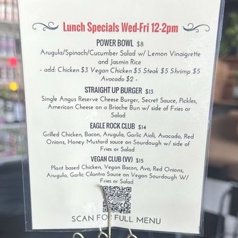 Relentless Brewing & Spirits - Lunch specials menu (Wednesday to Friday 12 pm - 2 pm) - New American Near Me - Los Angeles, California