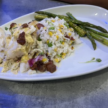 82 Degrees - Pan seared black grouper - Seafood Near Me - St. Pete Beach, Florida 82 Degrees - Pan seared black grouper - Seafood Near Me - St. Pete Beach, Florida