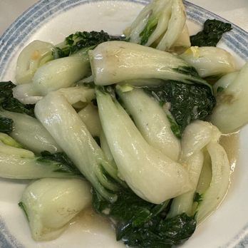 Garden Cafe - Sauted bok choy with garlic. - Hong Kong Style Cafe Near Me - Castro Valley, California