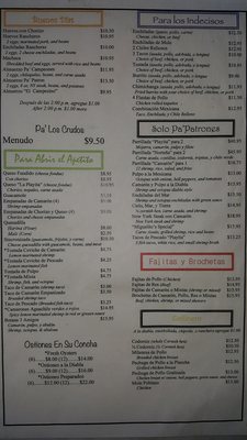 Menu photo 7 La Playita Restaurant Las Vegas, NV Menu photo 7 La Playita Restaurant Las Vegas, NV