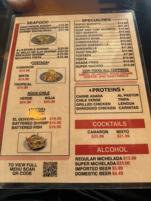 Menu photo 1 Taqueria Manteca Manteca, CA Menu photo 1 Taqueria Manteca Manteca, CA