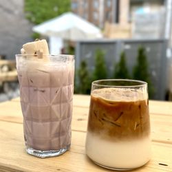 Plearn Cafe - Toron-taro and coconut latte