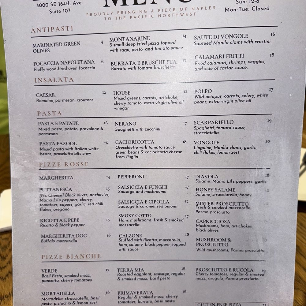 La Sorrentina - Pizza Near Me - Vancouver, Washington