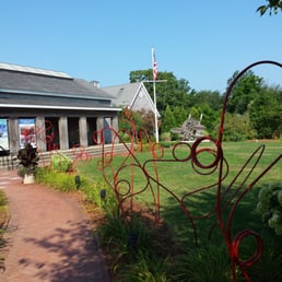 Check out the cool new outside installation off swirly sculpture.