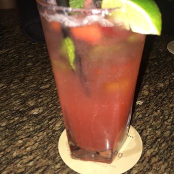BJ's Restaurant & Brewhouse - Strawberry Mojito - New American Near Me - Tyler, Texas