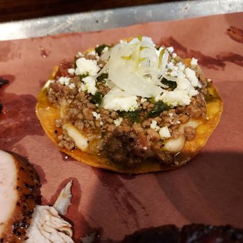 Interstellar BBQ - Lamb tostada - Barbeque Near Me - Austin, Texas Interstellar BBQ - Lamb tostada - Barbeque Near Me - Austin, Texas