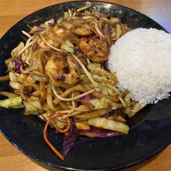 Bento Box - Seafood Pan Fried Noodles - Japanese Near Me - Sacramento, California Bento Box - Seafood Pan Fried Noodles - Japanese Near Me - Sacramento, California