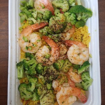 Shareef's House of Wraps - Shrimp platter with no onions and pepper - Halal Near Me - Baltimore, Maryland