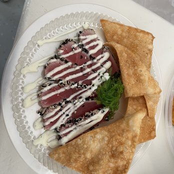Breakwater Seafood Market - Wasabi Tuna Wontons - Seafood Markets Near Me - Brewster, Massachusetts Breakwater Seafood Market - Wasabi Tuna Wontons - Seafood Markets Near Me - Brewster, Massachusetts