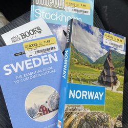 Half Price Books - Travel section is small, but still intriguing.