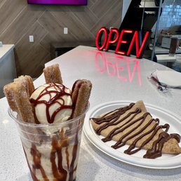 Churro Sundae
