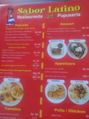 Menu photo 1 Sabor Latino Ferndale, WA Menu photo 1 Sabor Latino Ferndale, WA