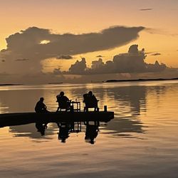 Bay Harbor Lodge - Alligator cloud at sunset